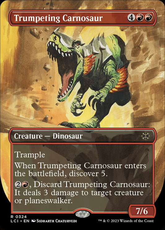 Trumpeting Carnosaur front