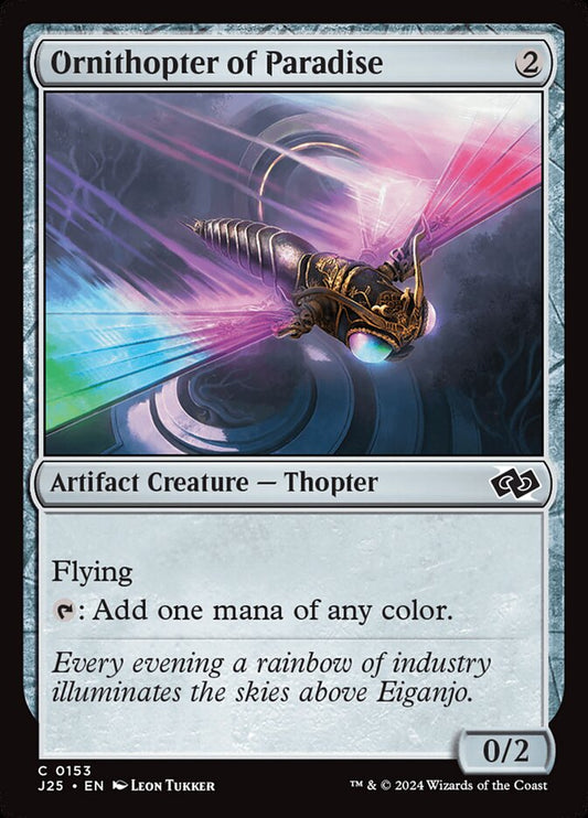 Ornithopter of Paradise front