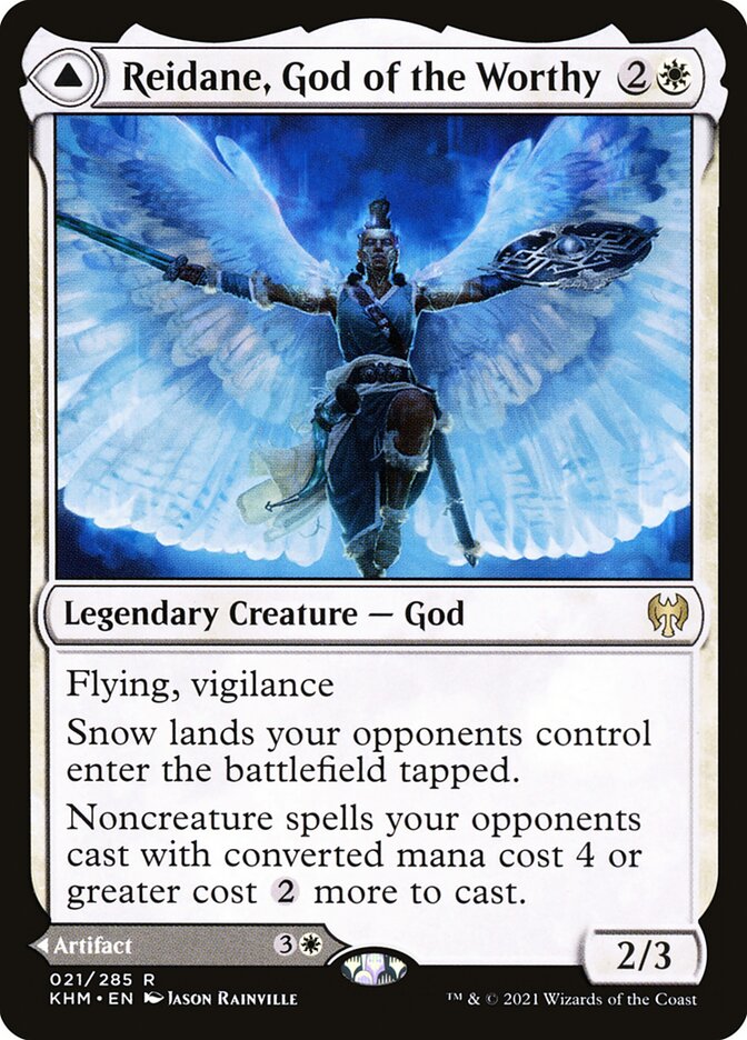 Reidane, God of the Worthy // Valkmira, Protector's Shield front