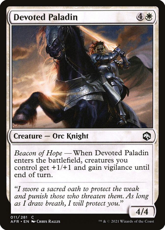 Devoted Paladin front