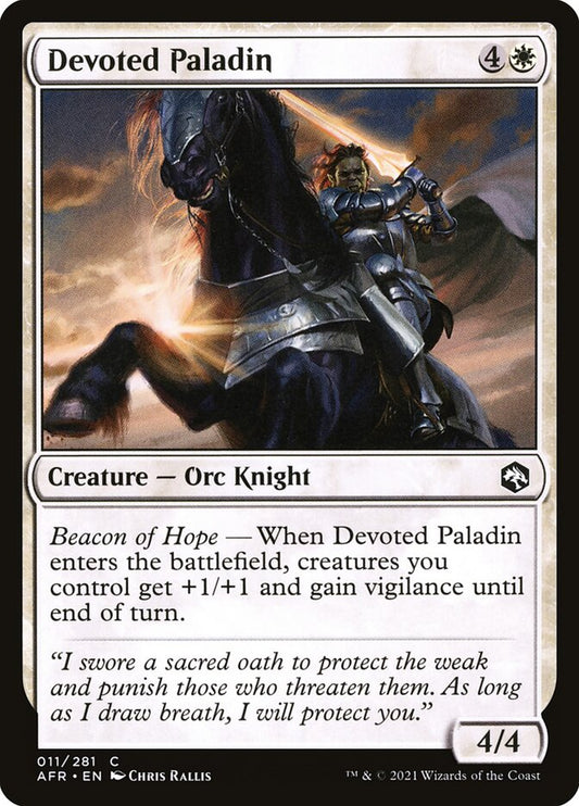 Devoted Paladin front