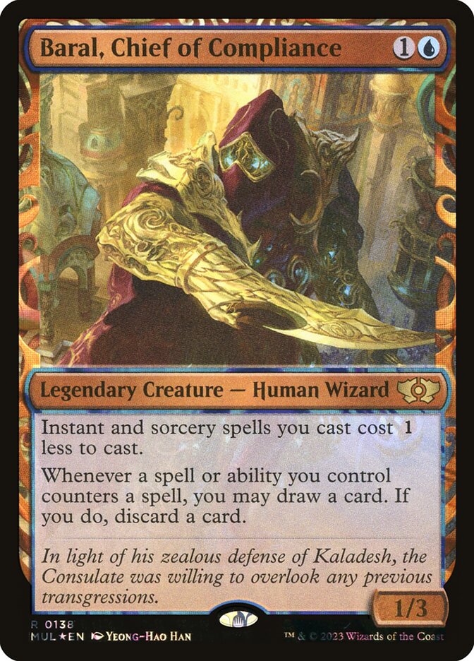 Baral, Chief of Compliance front