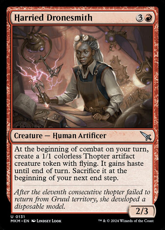 Harried Dronesmith front