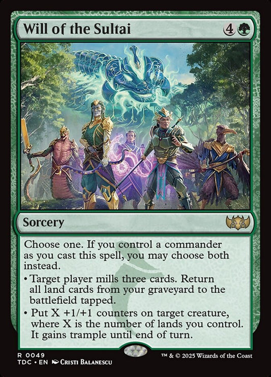 Will of the Sultai front