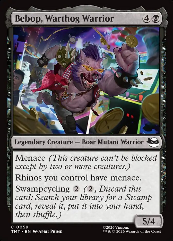 Bebop, Warthog Warrior front