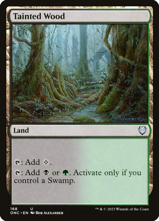 Tainted Wood front