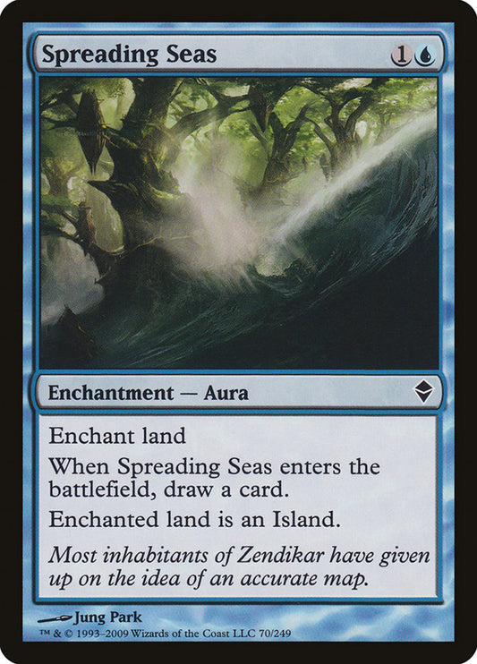 Spreading Seas front