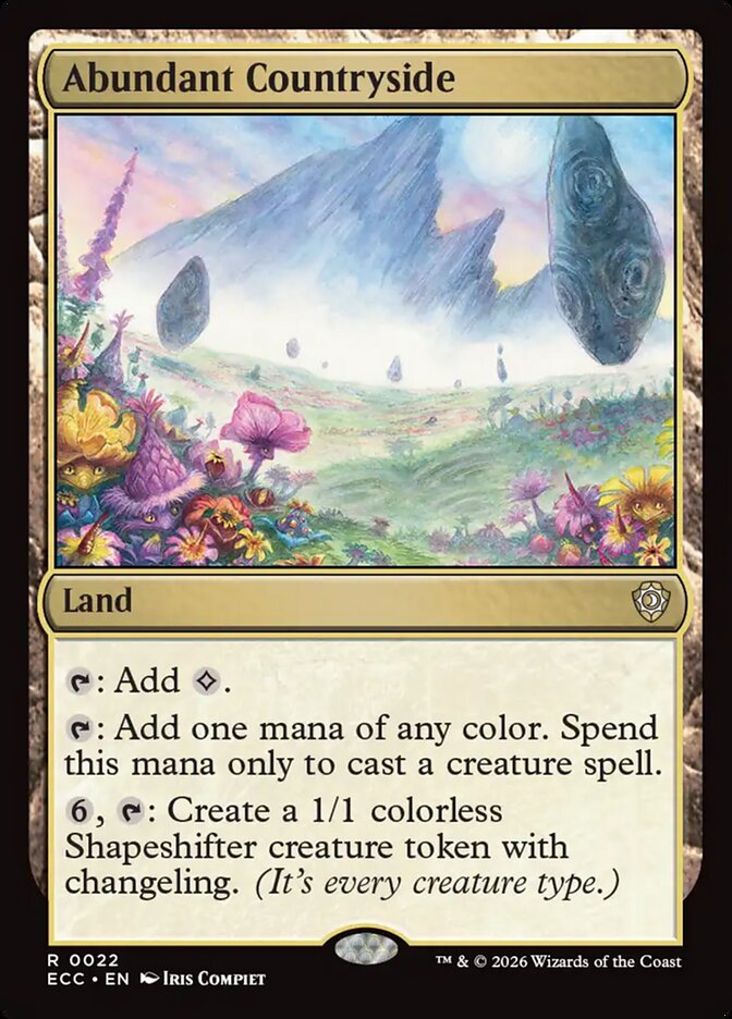 Abundant Countryside front
