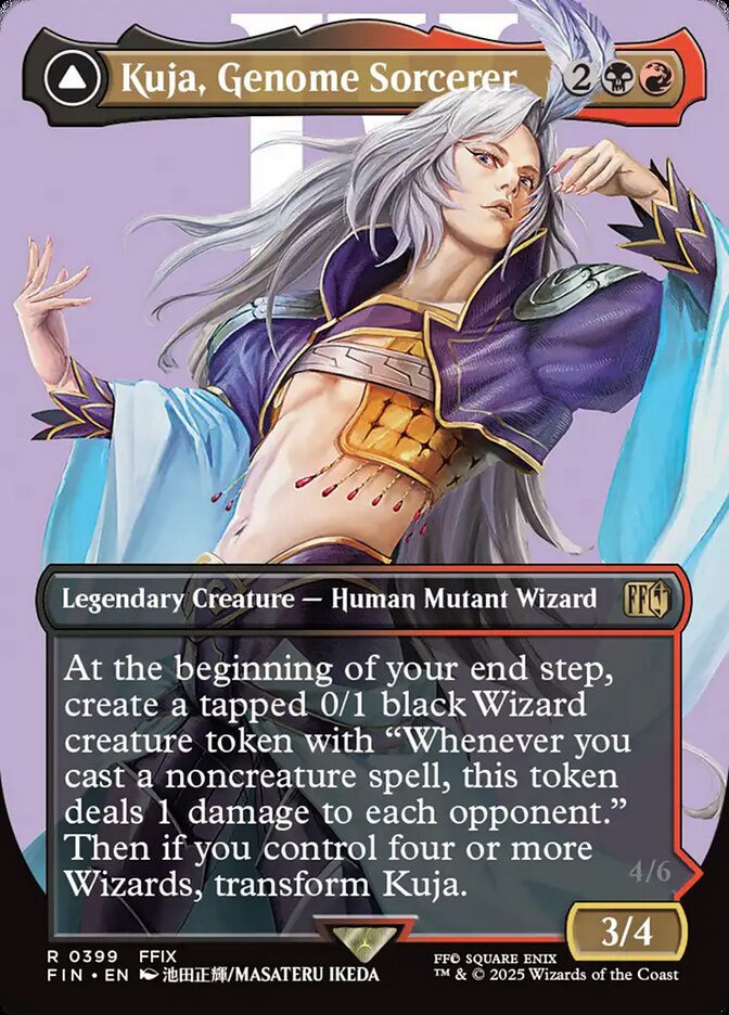 Kuja, Genome Sorcerer // Trance Kuja, Fate Defied front