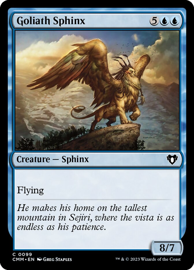 Goliath Sphinx front