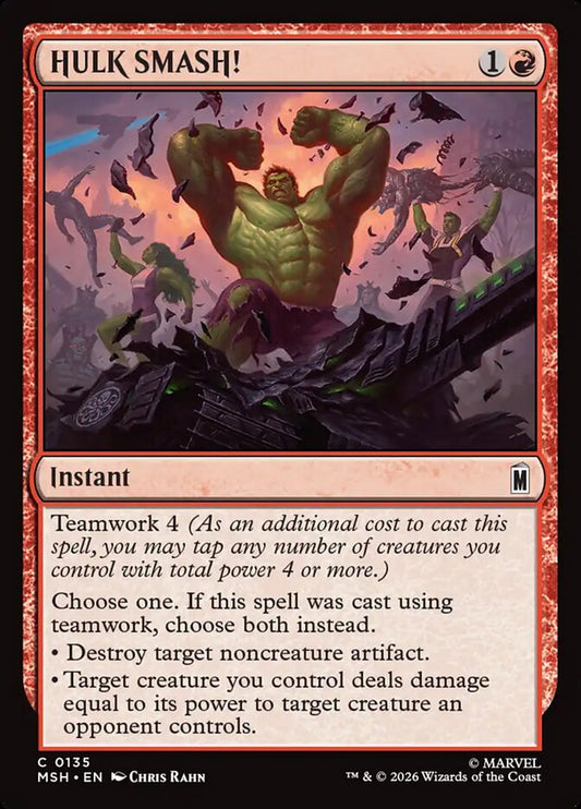 HULK SMASH! front