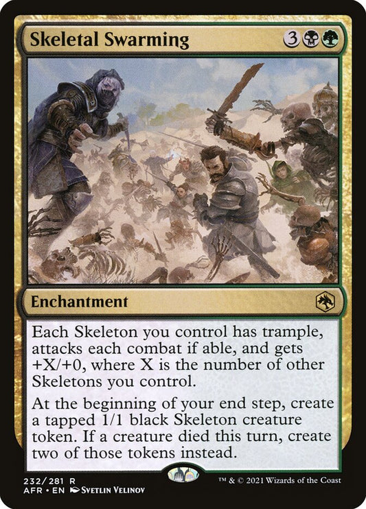 Skeletal Swarming front