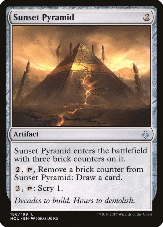 Sunset Pyramid front