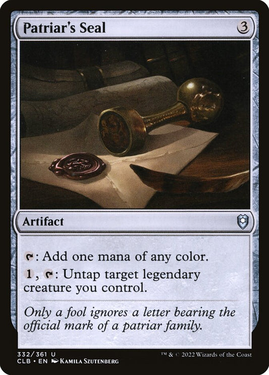 Patriar's Seal front