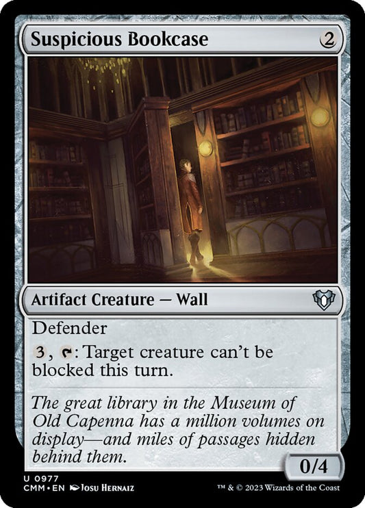Suspicious Bookcase front