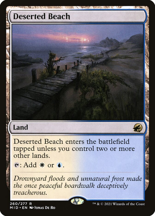 Deserted Beach front
