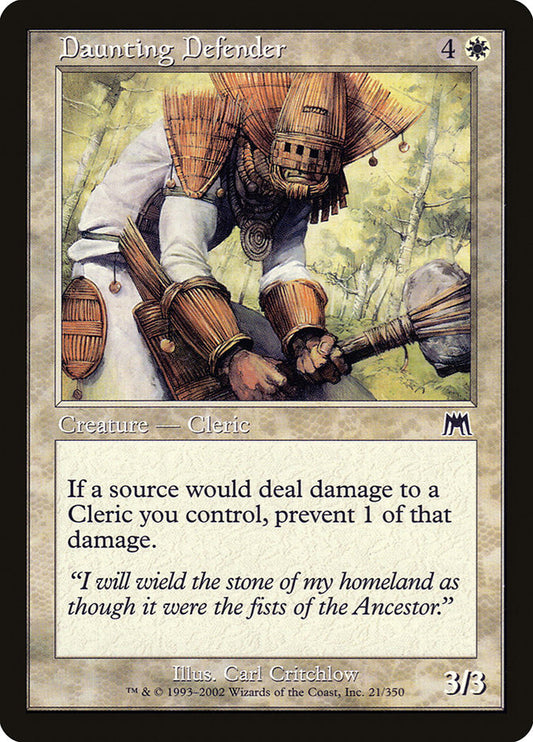 Daunting Defender front