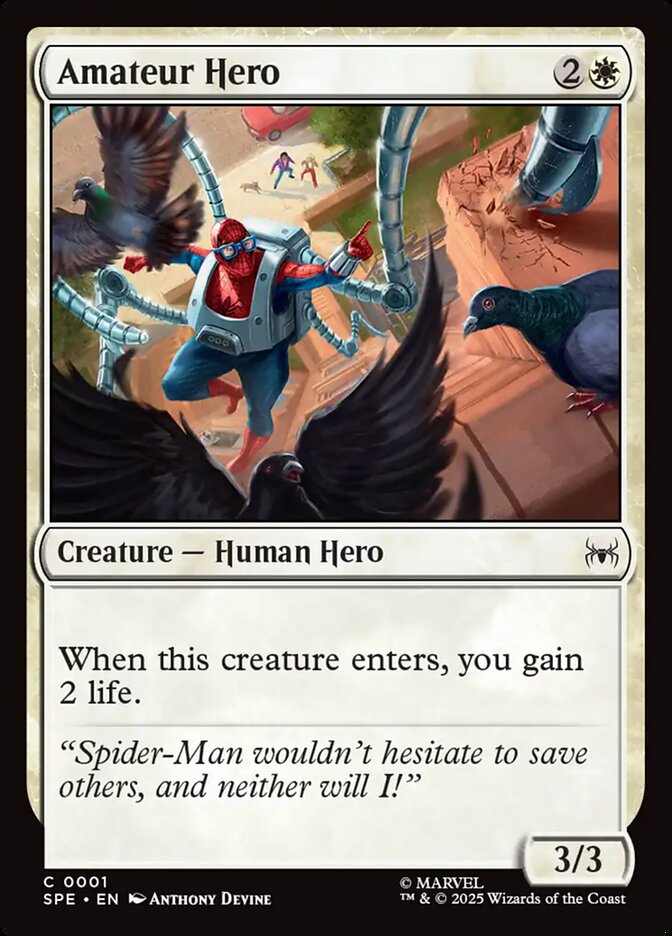 Amateur Hero front