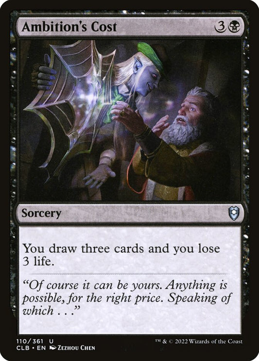 Ambition's Cost front