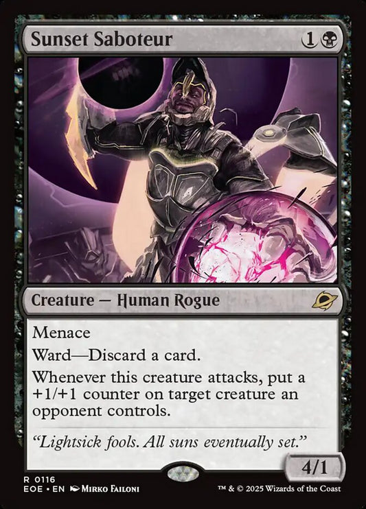 Sunset Saboteur front