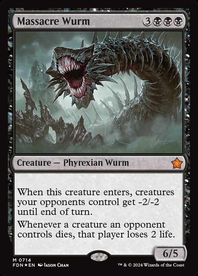 Massacre Wurm front