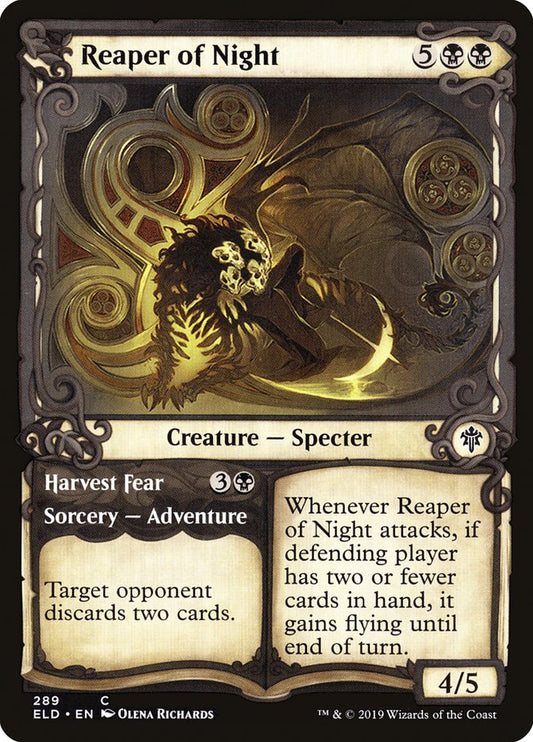 Reaper of Night // Harvest Fear back