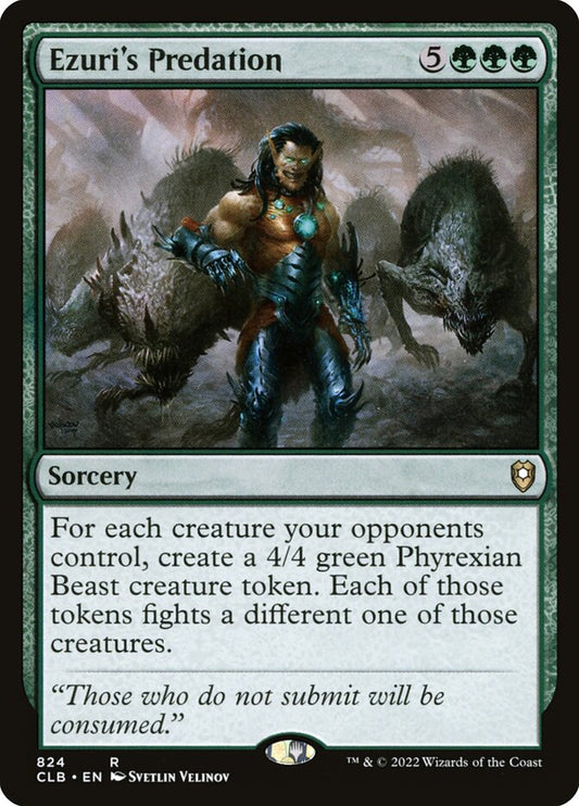 Ezuri's Predation front