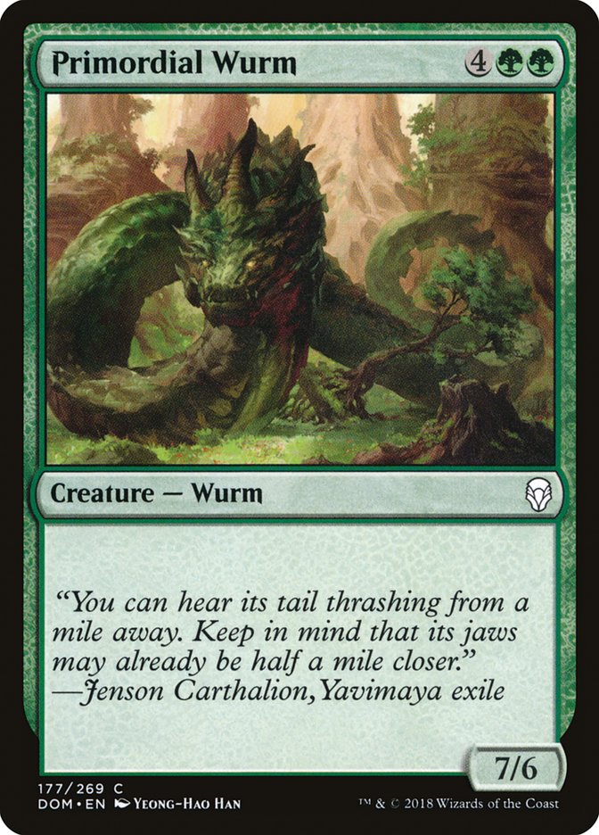 Primordial Wurm front