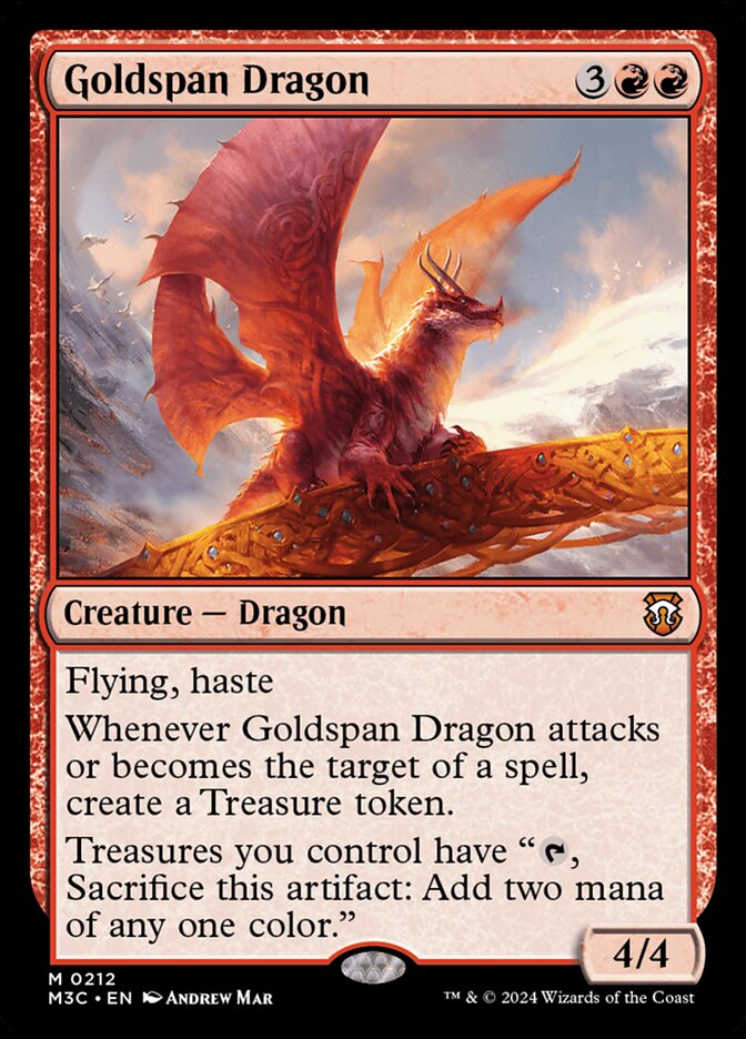 Goldspan Dragon front