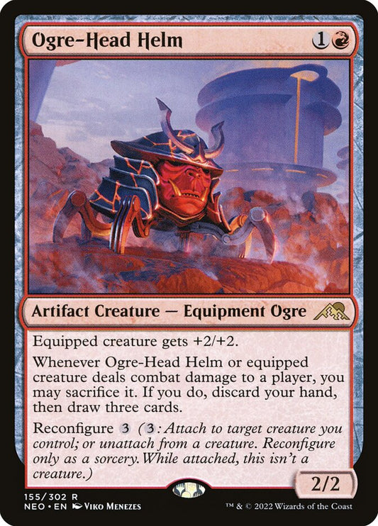 Ogre-Head Helm front