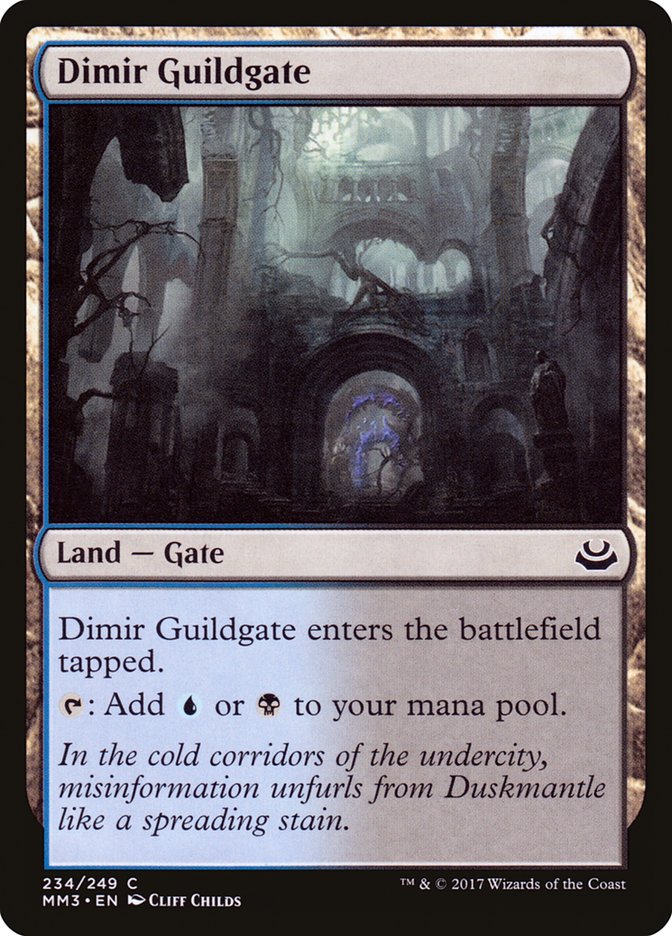Dimir Guildgate front