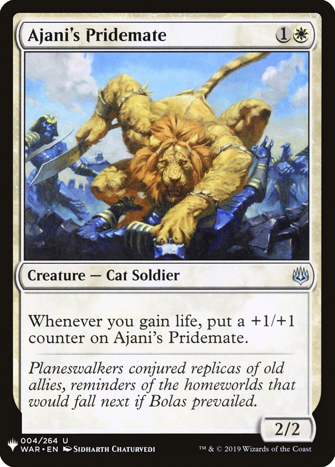 Ajani's Pridemate front