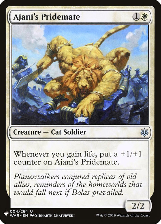 Ajani's Pridemate front