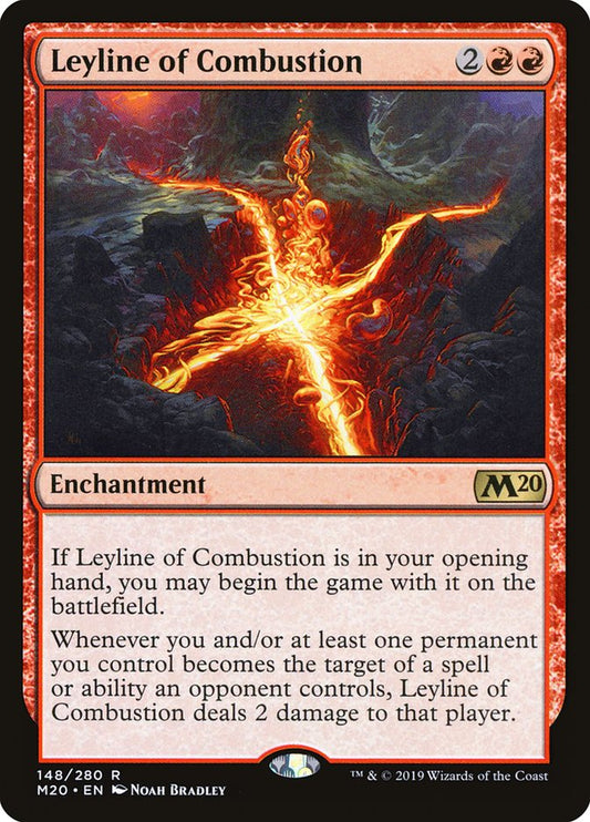 Leyline of Combustion front