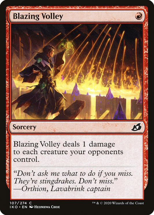Blazing Volley front