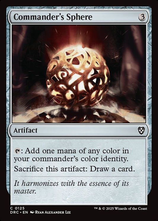 Commander's Sphere front