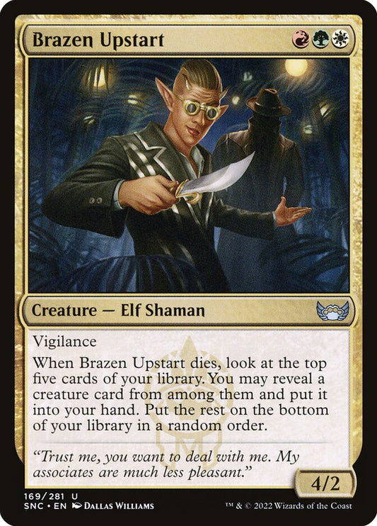 Brazen Upstart front
