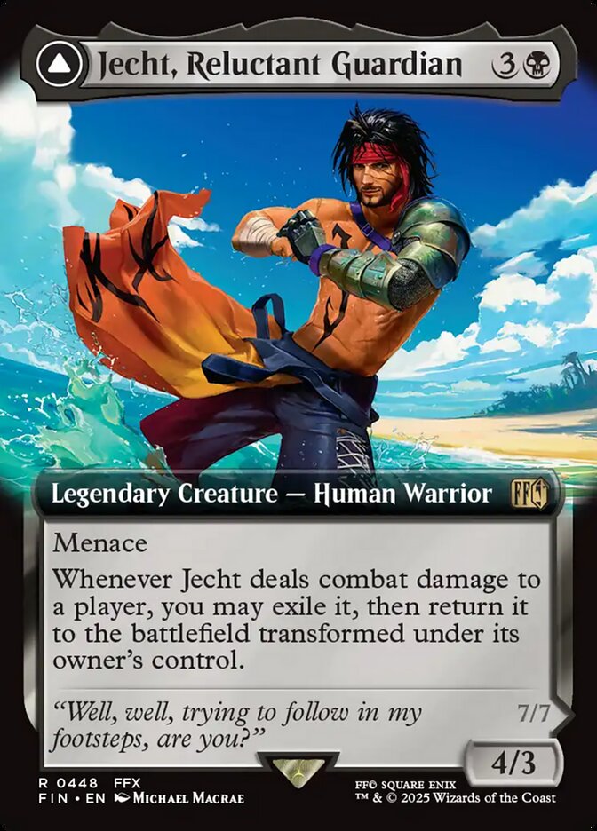 Jecht, Reluctant Guardian // Braska's Final Aeon front