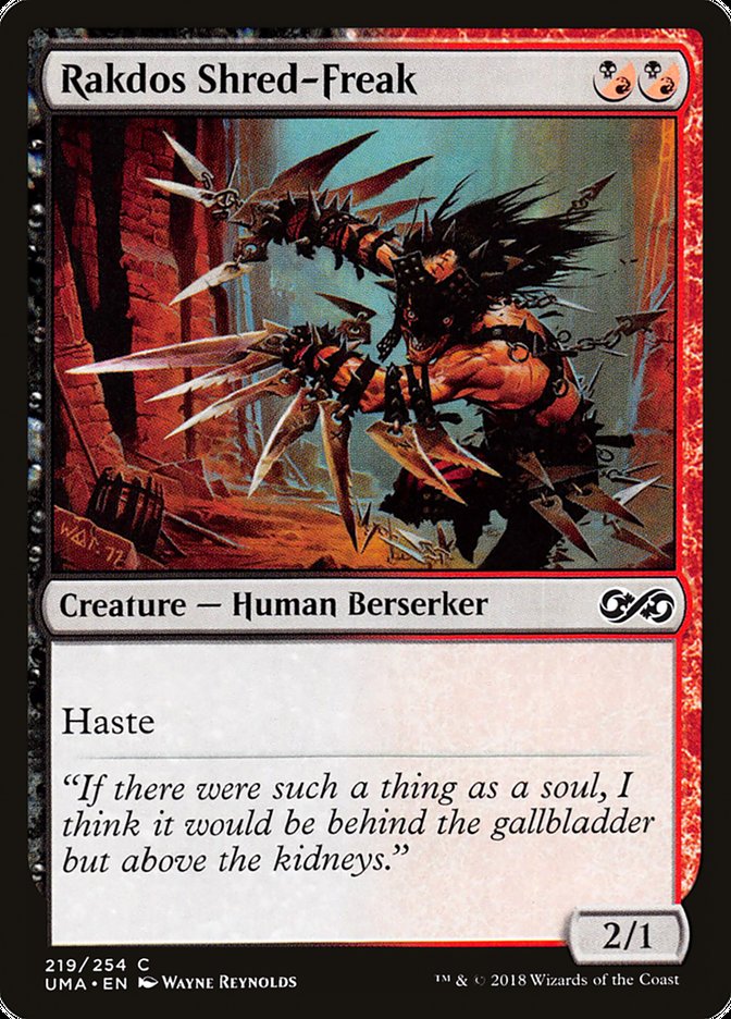 Rakdos Shred-Freak front