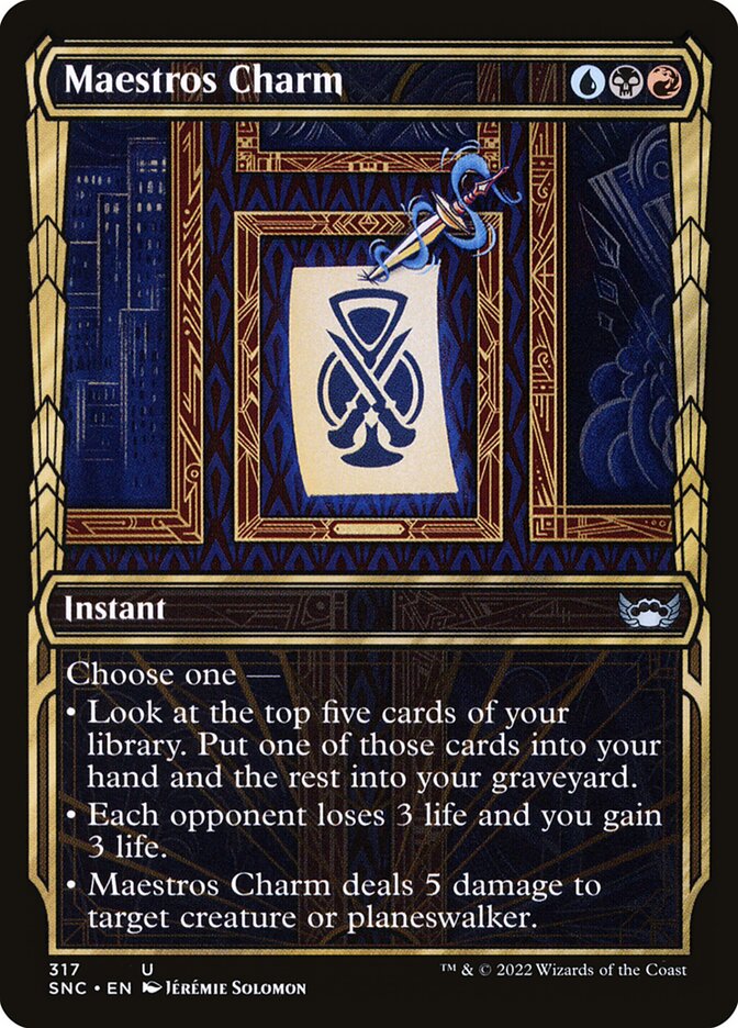 Maestros Charm front