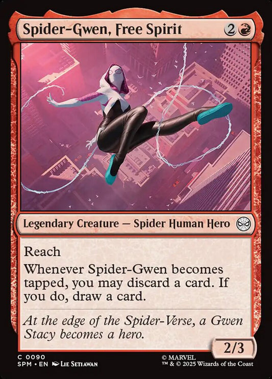 Spider-Gwen, Free Spirit front