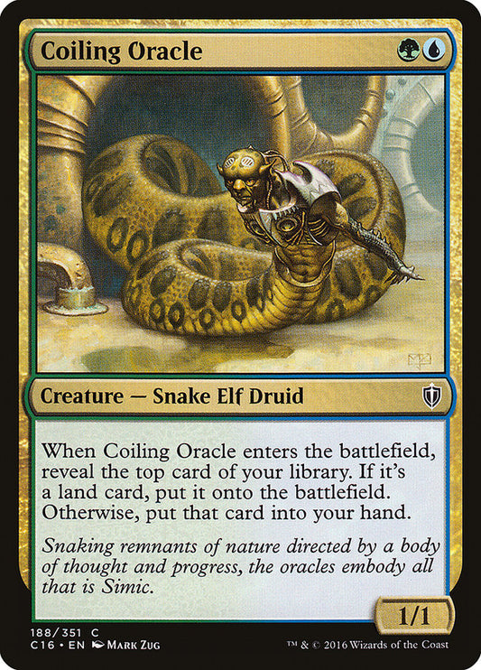 Coiling Oracle front