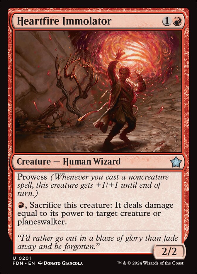 Heartfire Immolator front