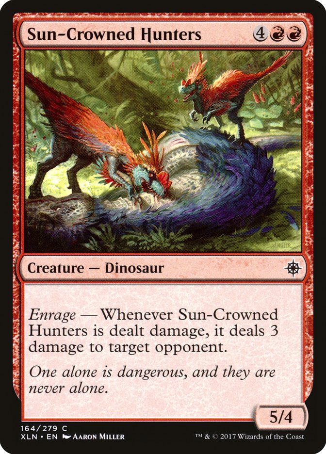 Sun-Crowned Hunters front