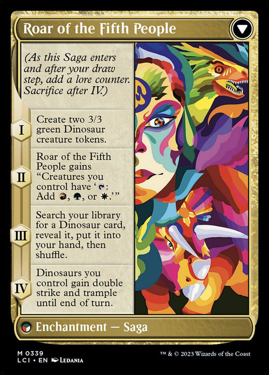 Huatli, Poet of Unity // Roar of the Fifth People back