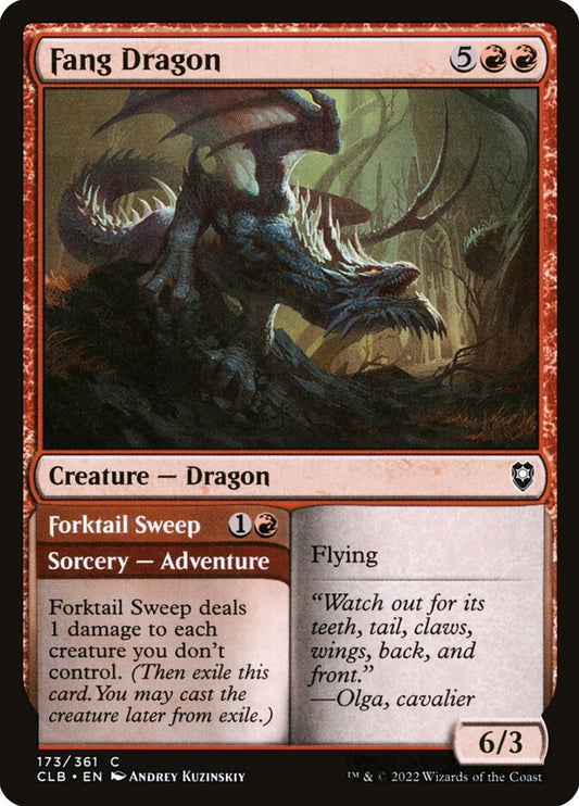 Fang Dragon // Forktail Sweep front