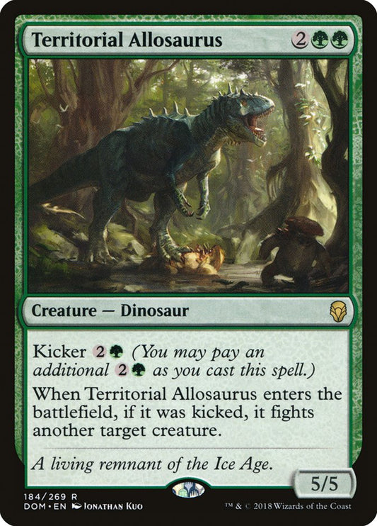 Territorial Allosaurus front