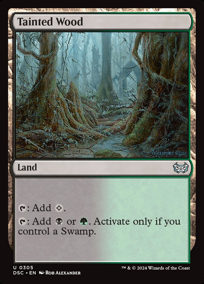 Tainted Wood front