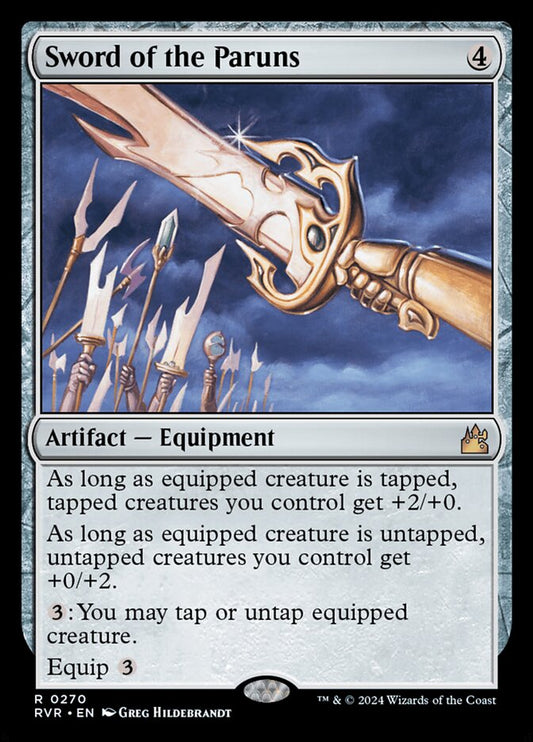 Sword of the Paruns front