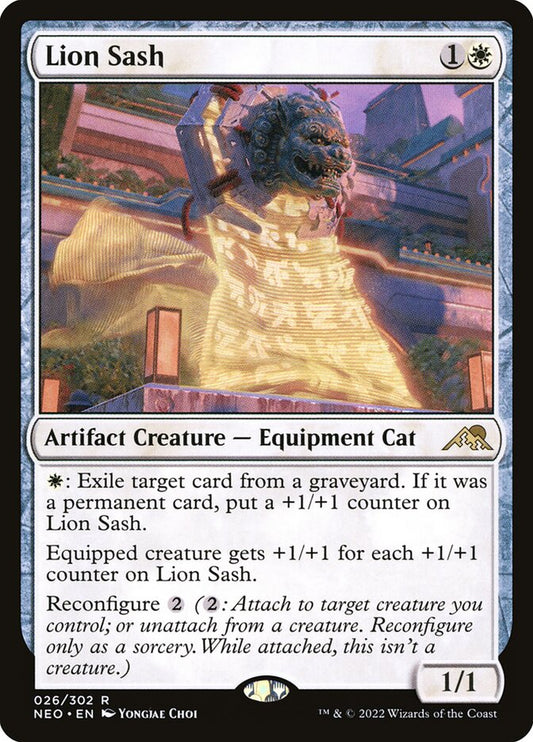 Lion Sash front
